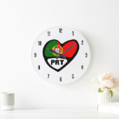 Portugal Landcode PRT Vlaggenhoofd Grote Klok (Huis)