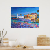 Portugal Landschap Cascais Travel Holida Poster (Keuken)