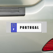 Portugal Licence Bord Bumpersticker (Op auto)