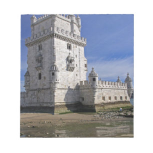 Portugal, Lissabon. Belem Toren, een UNESCO Wereld Notitieblok