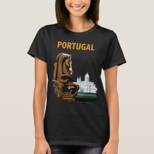 Portugal Lissabon Belem Toren Gouden Reis T-shirt