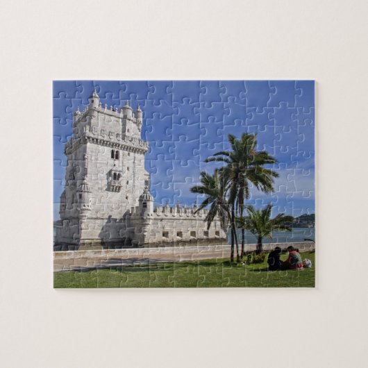 Portugal, Lissabon. Belem Tower, een UNESCO-wereld Legpuzzel (Horizontaal)