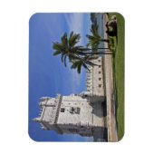 Portugal, Lissabon. Belem Tower, een UNESCO-wereld Magneet (Verticaal)