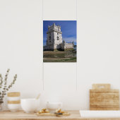 Portugal, Lissabon. Belem Tower, een UNESCO-wereld Poster (Keuken)