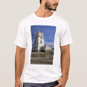 Portugal, Lissabon. Belem Tower, een UNESCO-wereld T-shirt