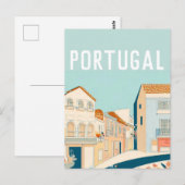 Portugal Lissabon Briefkaart (Voorkant / Achterkant)