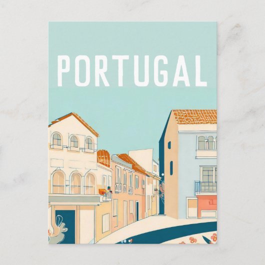 Portugal Lissabon Briefkaart (Voorkant)