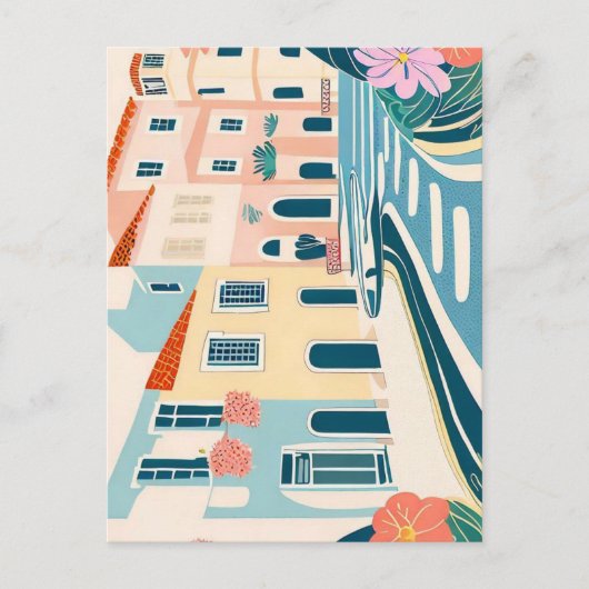 Portugal Lissabon Briefkaart (Voorkant)
