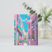 Portugal Lissabon Briefkaart (Staand voorkant)