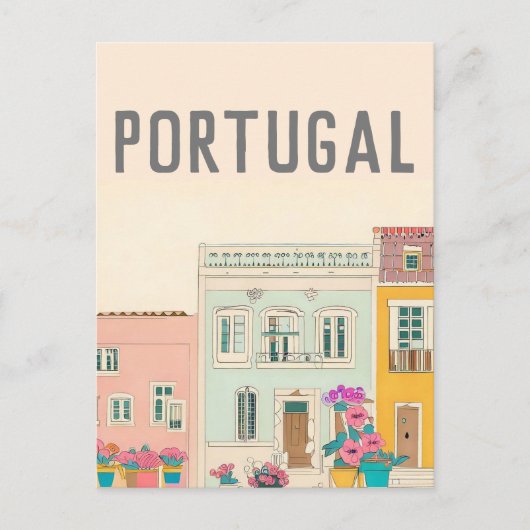 Portugal Lissabon Briefkaart (Voorkant)