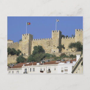 Portugal, Lissabon. Castelo de Sao Jorge. Briefkaart