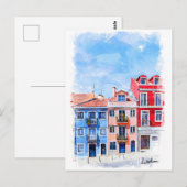 Portugal, Lissabon, nabuurschap Briefkaart (Voorkant / Achterkant)