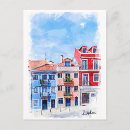 Portugal, Lissabon, nabuurschap Briefkaart