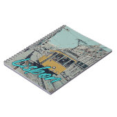 Portugal Lissabon-uitzicht met iconische tram Notitieboek (Linkerzijde)