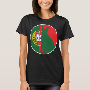Portugal Lynx Portugese nationale dierenvlag T-shirt