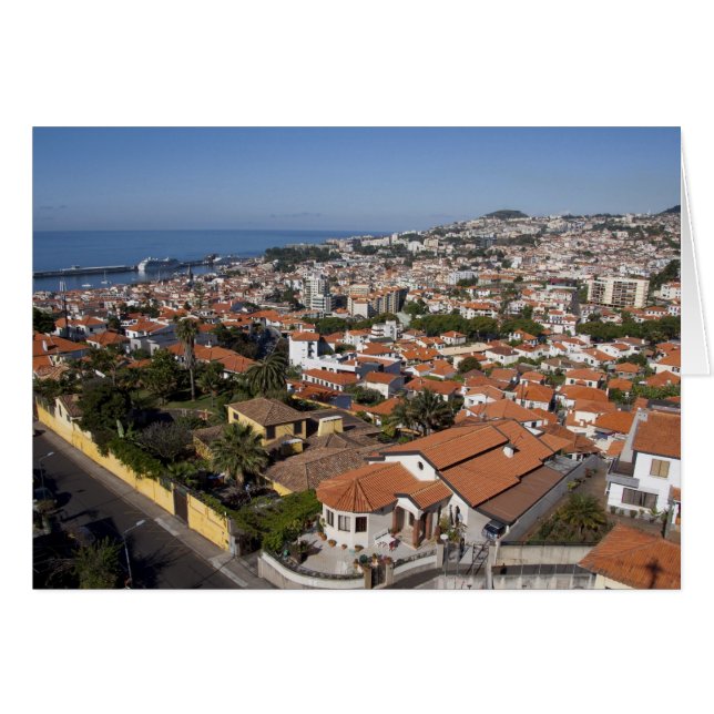 Portugal, Madeira eiland, Funchal. Kabelbaan (Voorkant Horizontaal)