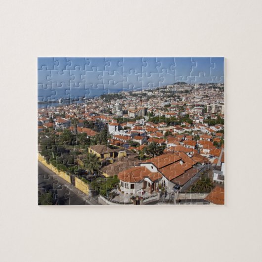 Portugal, Madeira eiland, Funchal. Kabelbaan Legpuzzel (Horizontaal)