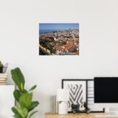 Portugal, Madeira eiland, Funchal. Kabelbaan Poster (Thuiskantoor)