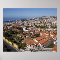 Portugal, Madeira eiland, Funchal. Kabelbaan