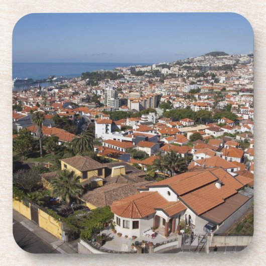 Portugal, Madeira, Funchal. Kabelauto Onderzetter (Voorkant)