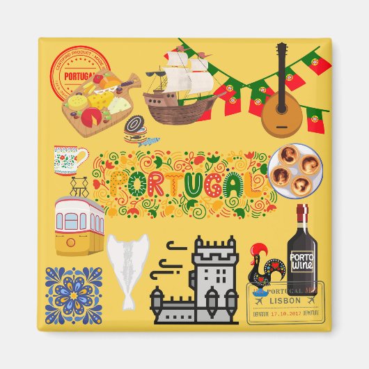 Portugal Magneet (Voorkant)