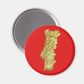 Portugal Map Magnet (Voorkant / Achterkant)