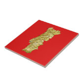 Portugal Map Tile Tegeltje (Zijkant)