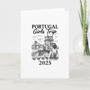 Portugal Meisjesreis 2025 Stedelijke Reis Vakantie Kaart