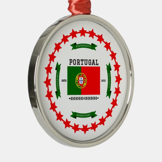 Portugal Metalen Ornament (Rechts)