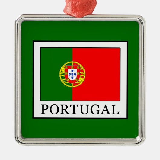 Portugal Metalen Ornament (Voorkant)