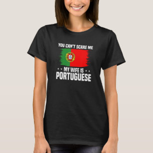 Portugal Mijn vrouw is Portugese sport T-shirt