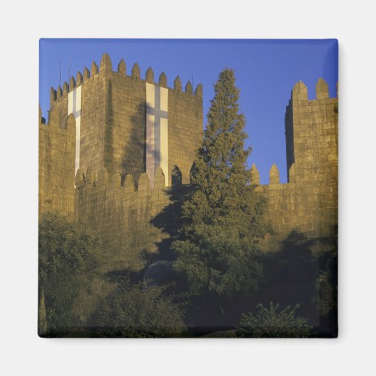 Portugal, Minho, Guimaraes. Castelo de Sao Magneet (Voorkant)