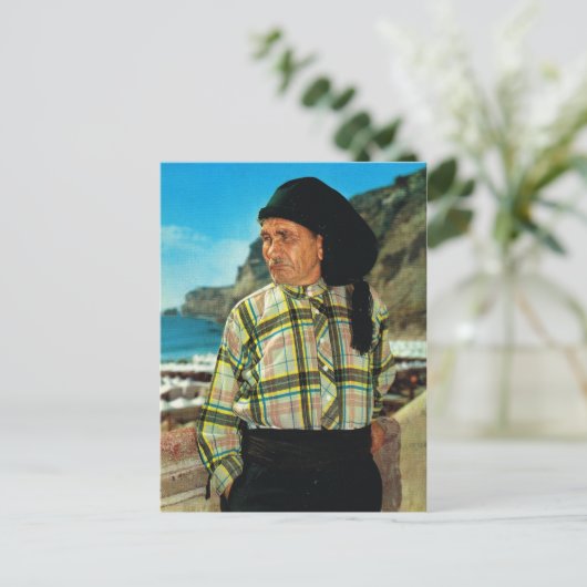  Portugal, Nazare, Visserij Briefkaart (Staand voorkant)