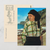  Portugal, Nazare, Visserij Briefkaart (Voorkant / Achterkant)