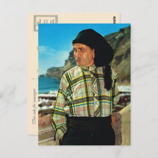  Portugal, Nazare, Visserij Briefkaart (Voorkant / Achterkant)