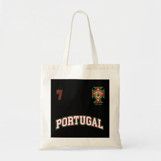 Portugal nummer 7 (+BACK) T-shirt sport voetbaltea Tote Bag