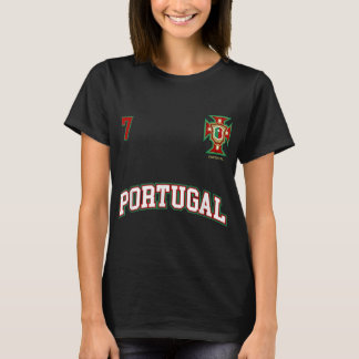 Portugal nummer 7 Soccer Team Sport Portugal F T-shirt