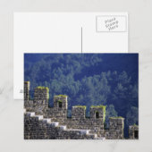 Portugal, Obidos. Stappen door gekantelde muren Briefkaart (Voorkant / Achterkant)
