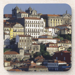 Portugal, Oporto (Porto). Historische huizen en Drankjes Onderzetter
