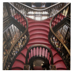 Portugal, Oporto (Porto). Trap in historisch Tegeltje