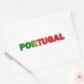 Portugal Ovale Sticker (Envelop)