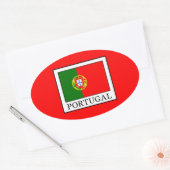 Portugal Ovale Sticker (Envelop)