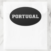 Portugal Ovale Sticker (Tas)