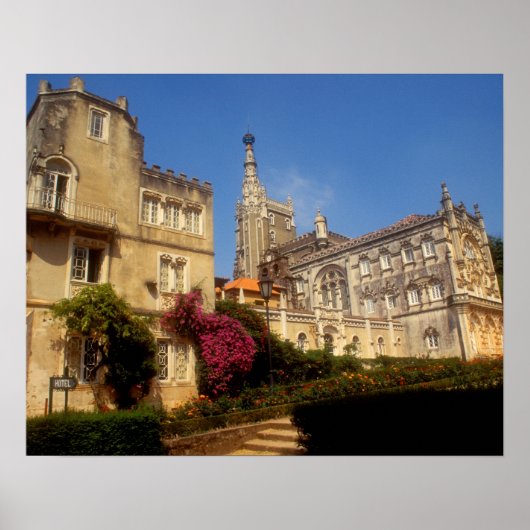 Portugal, Paleis Bussaco. Poster (Voorkant)