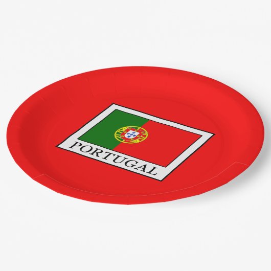 Portugal Papieren Bordje (Gekanteld)
