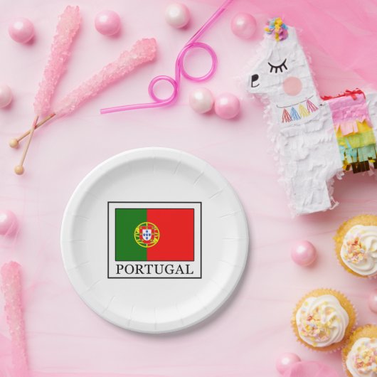 Portugal Papieren Bordje (Feest)