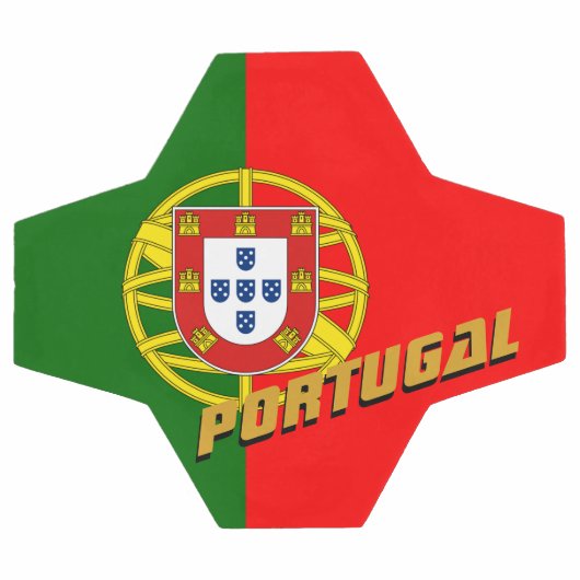 Portugal patriottisch Football en Portugese vlag Voetbal (Enkel)