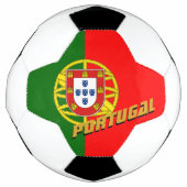 Portugal patriottisch Football en Portugese vlag Voetbal (Voorkant)