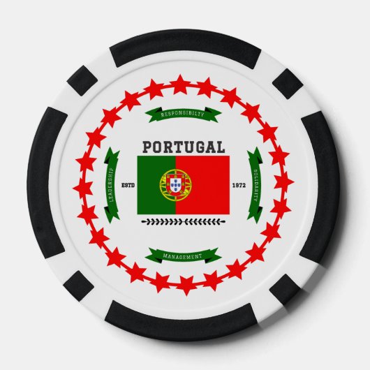 Portugal Poker Chips (Achterkant)