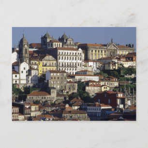 Portugal, Porto (Porto). Historische huizen en Briefkaart